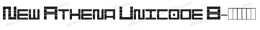 New Athena Unicode B字体转换